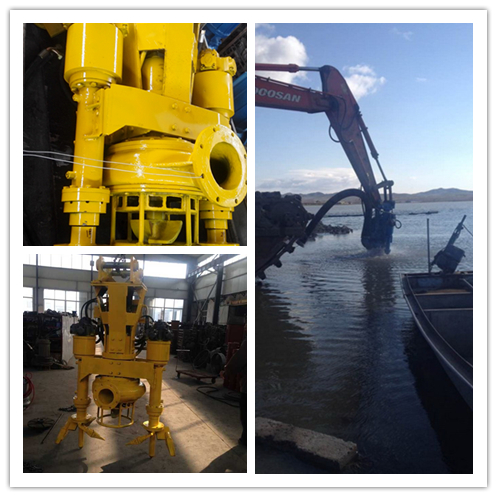 轉場方便水陸兩用挖機液壓泥漿泵，砂漿泵，泥沙泵價格