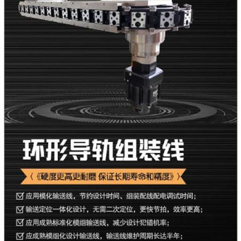 深圳倍泰環(huán)形導軌輸送線   精密鏈節(jié)輸送線